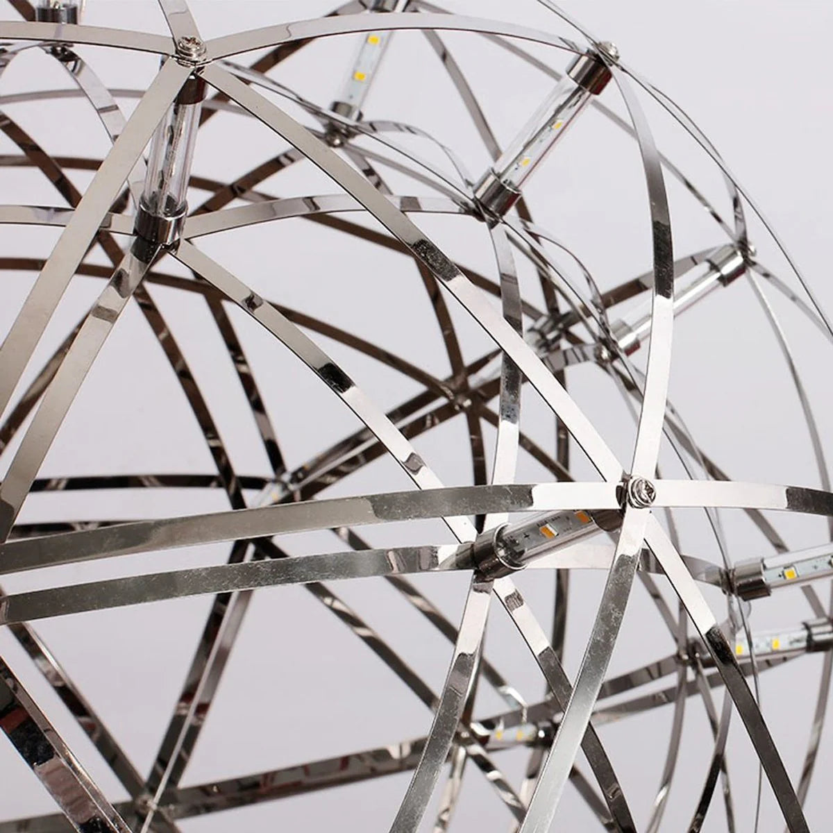 Firework Starburst Chandelier Chrome Fawkes Silver / Gold Pendant - Various Sizes