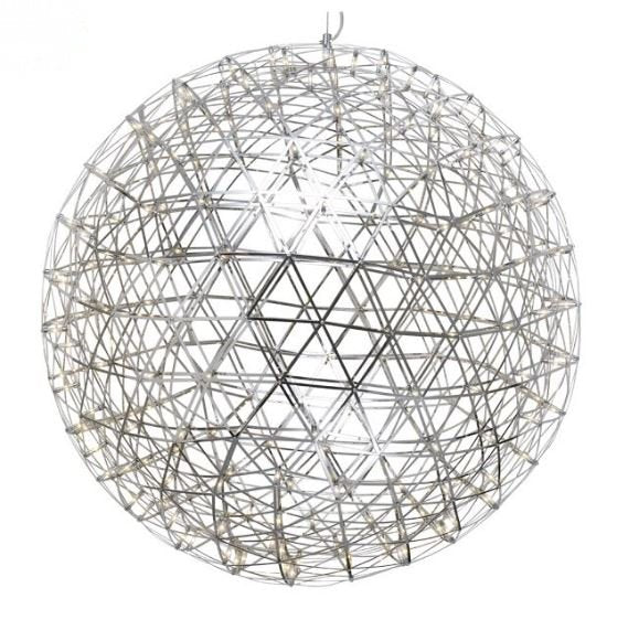 Firework Starburst Chandelier Chrome Silver Cool White Cool / Warm White XXXXL - 150cm