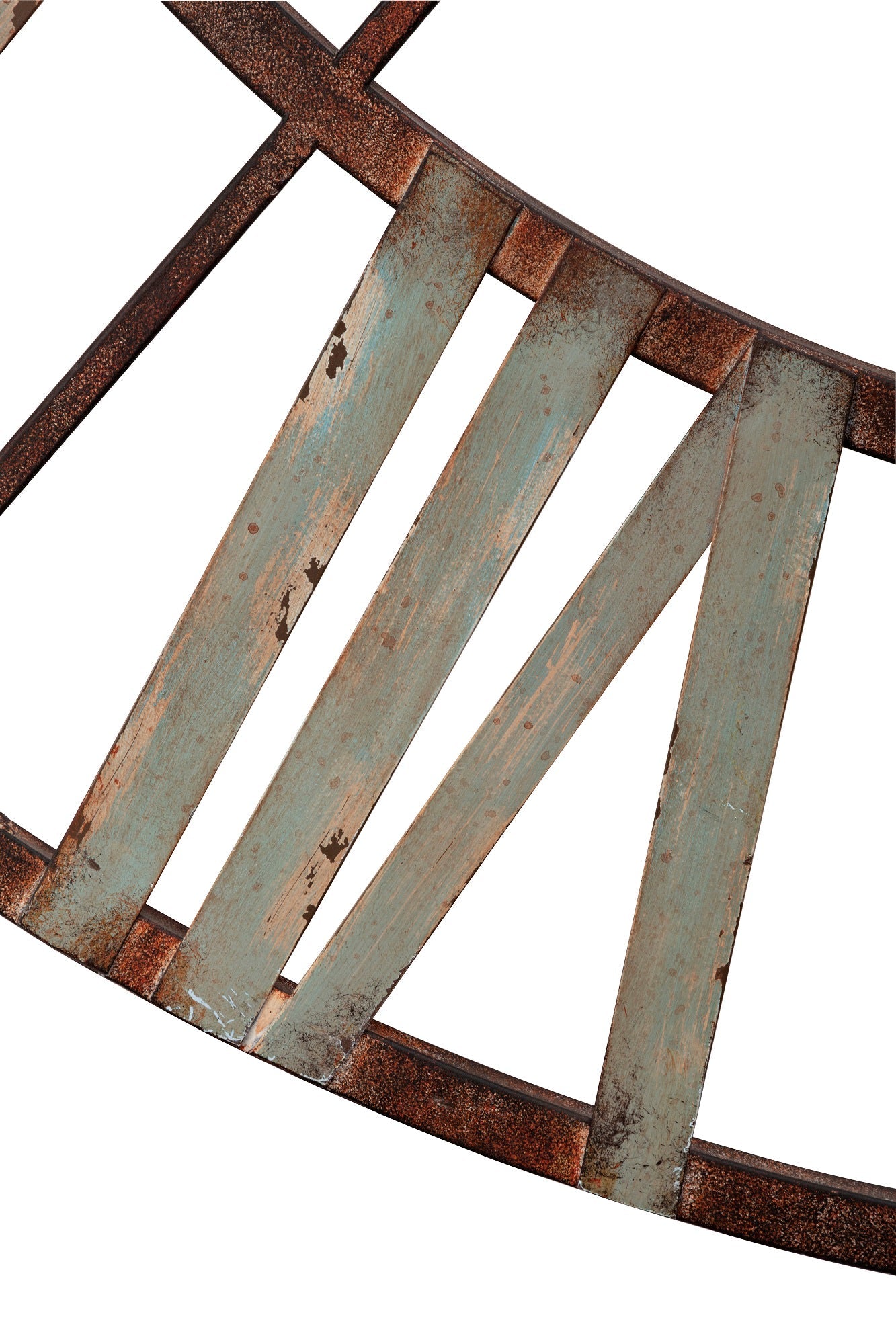 Oversized Vintage Iron Cut Out Wall Clock 120cm