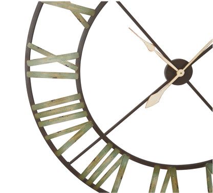 Oversized Vintage Iron Cut Out Wall Clock 120cm