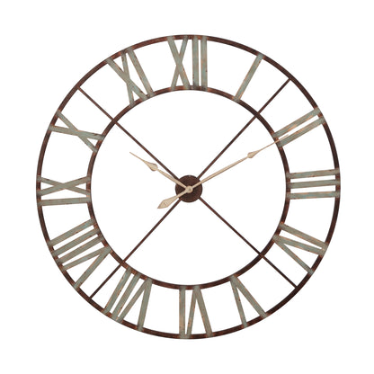Oversized Vintage Iron Cut Out Wall Clock 120cm