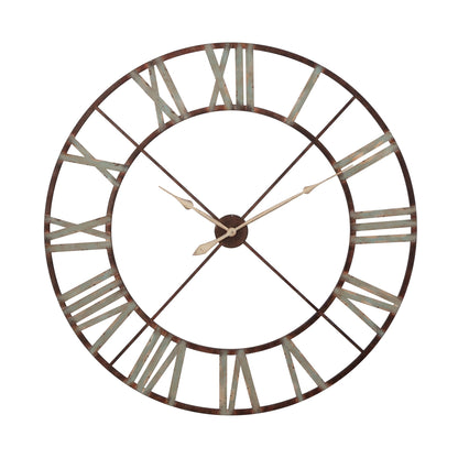 Oversized Vintage Iron Cut Out Wall Clock 120cm