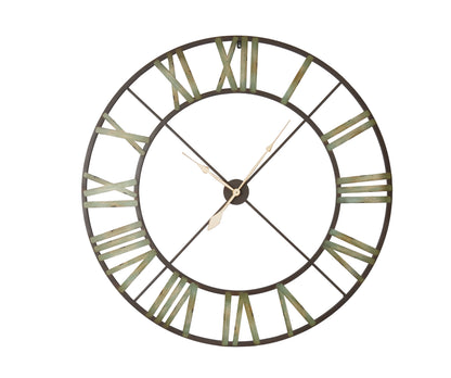 Oversized Vintage Iron Cut Out Wall Clock 120cm