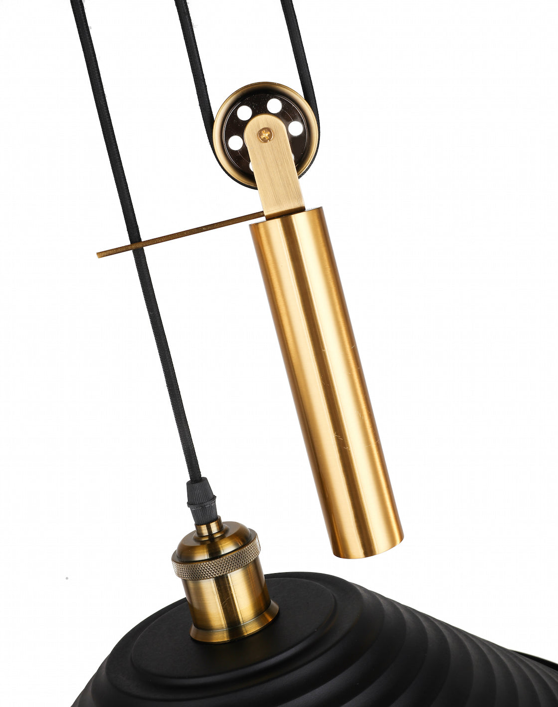 Black & Gold Balance Pendant Lamp