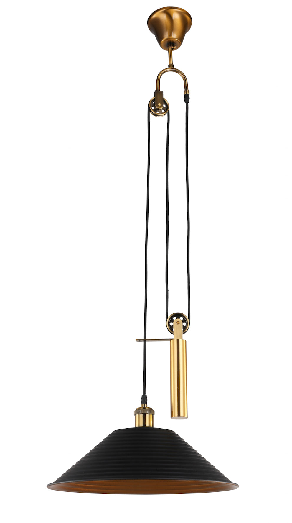 Black & Gold Balance Pendant Lamp