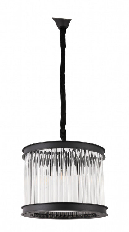 Sand Black Crystal Rods Chandelier