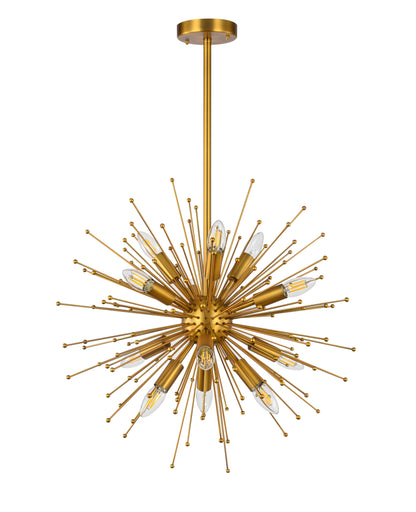 Macula Gold Sputnik Starburst Chandelier