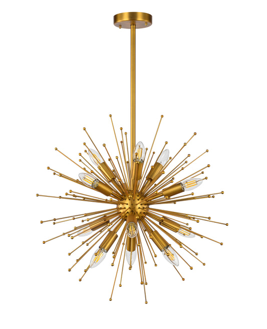 Macula Gold Sputnik Starburst Chandelier