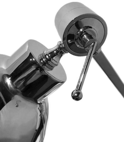 Paulo Nickel Angled Table Lamp