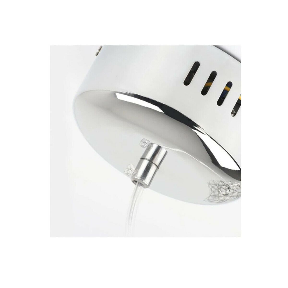 Firework Starburst Chandelier Chrome Silver Cool White Extra Large XL - 80cm